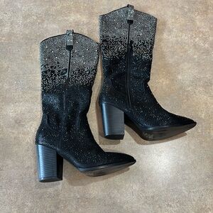 Women’s no brand rhinestone boots size 7 1/2